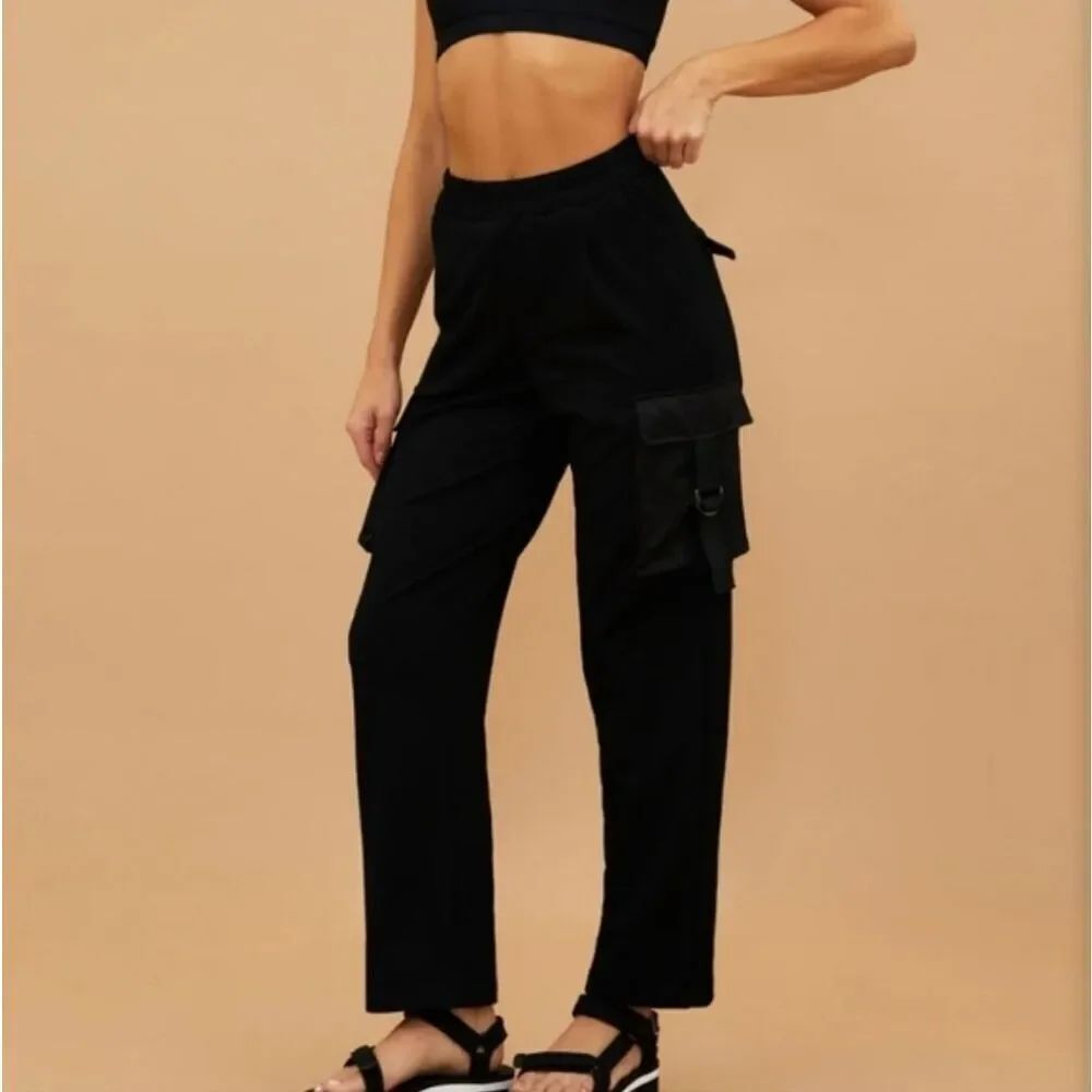 Beach Riot Black Cargo Pants Women’s Sz XL